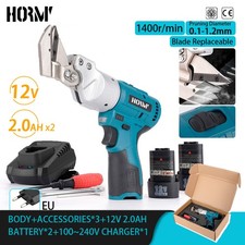 Cordless Electric Metal Shear Sheet Cutter Power Tool Tin Snip 12V w/ 2 Battery