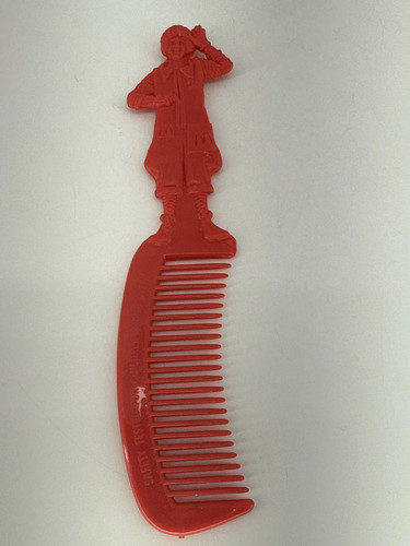 Comb McDonald s Ronald Red Happy Meal Toy USA Made McDonald's Vintage Kids 1980