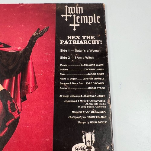 Twin Temple Satan’s a Woman / I Am a Witch PURPLE 7” Vinyl Mono 45rpm Untested - Picture 4 of 9