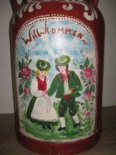 Unikat: WILLKOMMEN Schild Eingang Türe Landhaus Bauernhaus handbemalt Tafel Deko