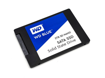 WD Blue 3D NAND SATA SSD WDS200T2B0A - 2TB SSD - 2.5'' Festplatte PC / Laptop TOP