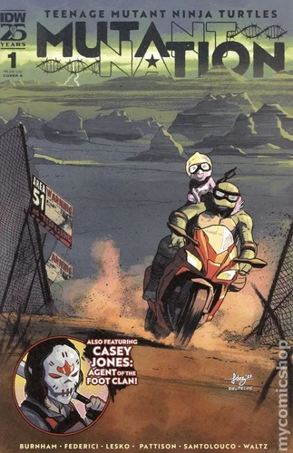 Teenage Mutant Ninja Turtles Mutant Nation 1A VF 2024 Stock Image