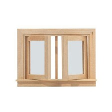 Hands-on Miniature Dollhouses Unpainted Wooden Door And Window For 1 12 Scale