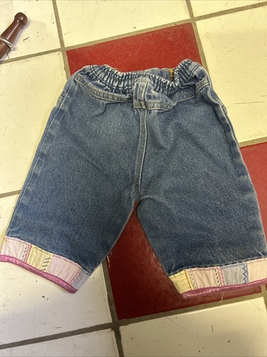 VTG Cowboys&Angels Baby Pants With Butterfly Embroidery - 3-6 Months - Picture 4 of 4