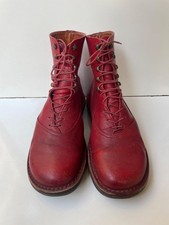 Stivaletti donna stringati Trippen in pelle rossa 38 / USA 7