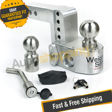 Weigh Safe Ws4-2-ka 4 Drop Hitch 2 Receiver Keyed Alike Tongue Weight Gauge