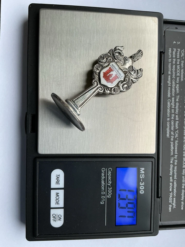 Silber russisch 875er Silber alte Gabel + Wappen. - Bild 4 von 4