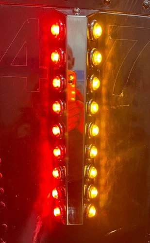 Universal UnderMirror Light Bars 18 Light Holes 3/4 inch per side BARS & LIGHTS