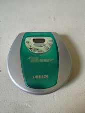 Philips Portable CD Player Teal X-Treme 25 ESP3 AZ7786/17 For Parts NF Disc