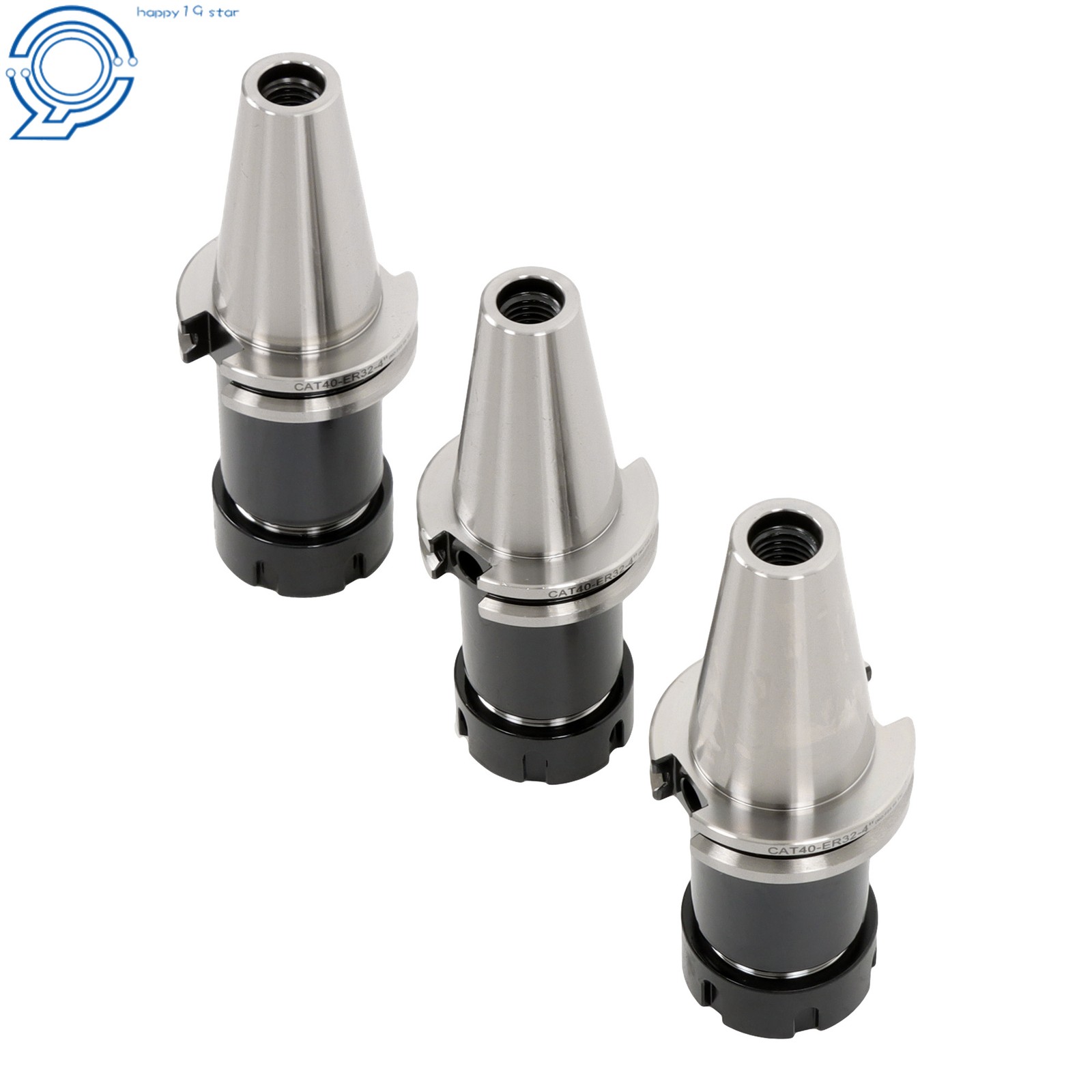 Precision High Speed CAT40-ER32-4 Collet Chuck Tool Holder 3pc G25 Balanced thumbnail 4