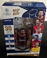 2020-21 Topps UCL Best of the Best Mega Collector Tin 30 cards