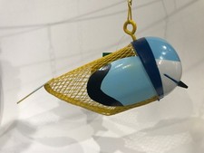 Hanging Metal Bird Feeder by Esschert Design for Garden Blue