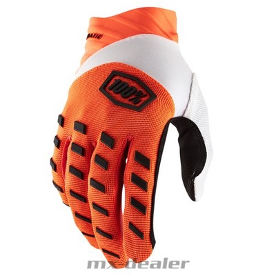 100% Prozent Airmatic V22 Orange Glove Handschuhe MTB DH MX BMX Motocross Enduro