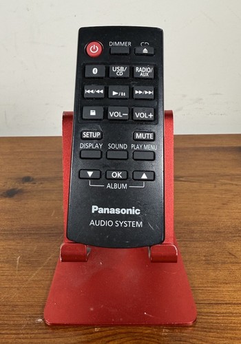 Genuine Panasonic N2QAV8000944 Hi-Fi Audio System Remote - Black
