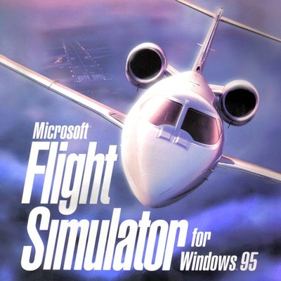 Microsoft Flight Simulator Version 6.0 for Windows 95 PC CD-ROM with Key (1996)