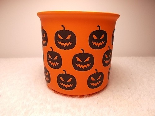 Orange & schwarz geprägt Halloween Jack O Laternen Steinzeug Kaffee Tee Tasse Becher - Bild 3 von 6