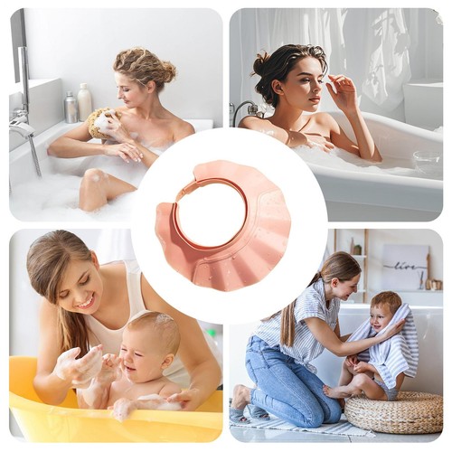 Adjustable Kids Baby Shower Cap Children Shampoo Bath Wash Hair Shield Visor Hat - Bild 12 von 14