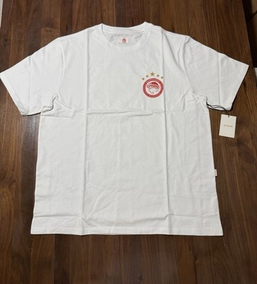 Aime Leon Dore ALD / Olympiacos F.C. Centennial Tee White T-Shirt Men s Size XXL