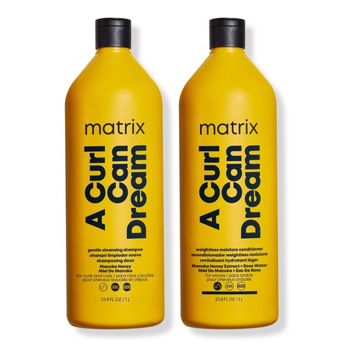 New- Matrix A Curl Can Dream Weightless Shampoo & Conditioner- 33.8 Oz