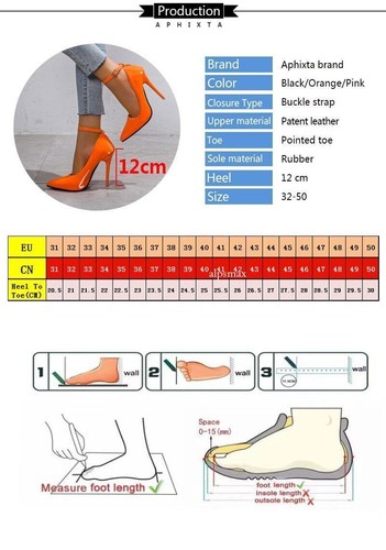 Women Buckle Strap Pumps Super 12cm High Heels Pointed Toe Stilettos Shoes New - Picture 24 of 27