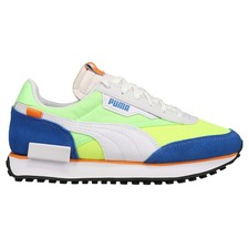 PUMA Future Rider Play On Lace Up Youth Boys Off White Sneakers Casual Shoes 37