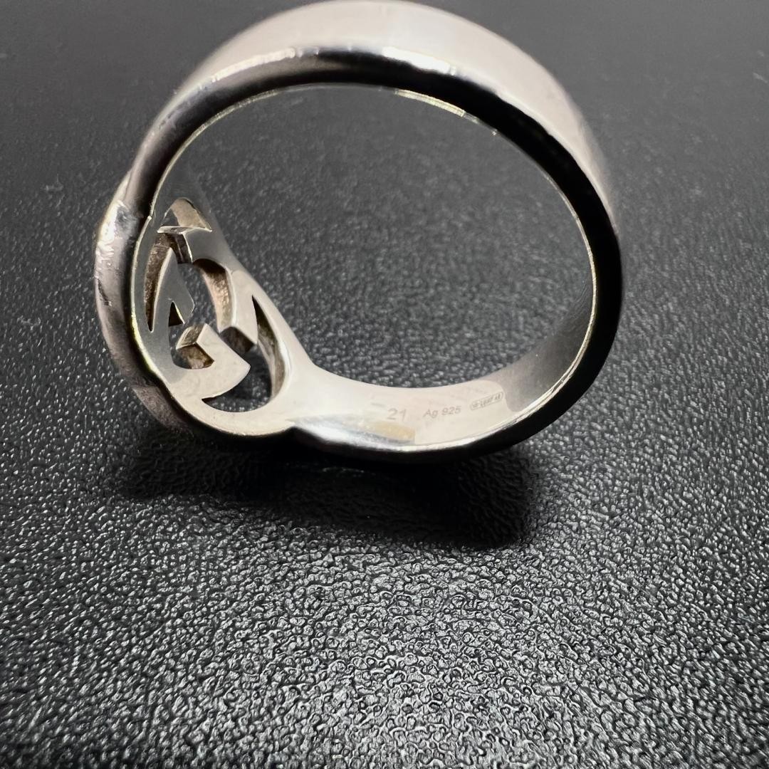 Gucci Interlocking Silver Ring 20 From Japan - image 7