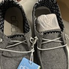 Hey Dude Wendy Youth Chambray Onyx Loafer Lace Up Gray/White US 4 EU 36 — photo 8