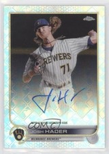 2022 Topps Chrome Logofractor Edition Chrome Auto Josh Hader #CA-JH Auto 1c7