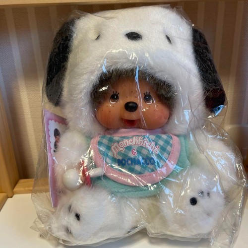 Rare 2019 Sanrio Pochacco x Monchhichi Plush Doll Limited Japan Exclusive No Tag - Picture 1 of 2