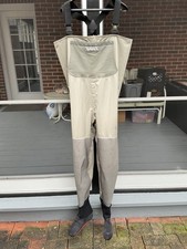 Simms Gore-Tex Stockingfoot Waders Mens Size Large Fly Fishing USA + TACO BAG