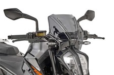GIVI Windshield Tinted, 250mm High, 310mm Wide for KTM Duke 790 (18-20)