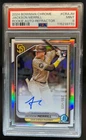 2024 Bowman Chrome Jackson Merrill Rookie Auto RC Refractor #290/499 PSA 9