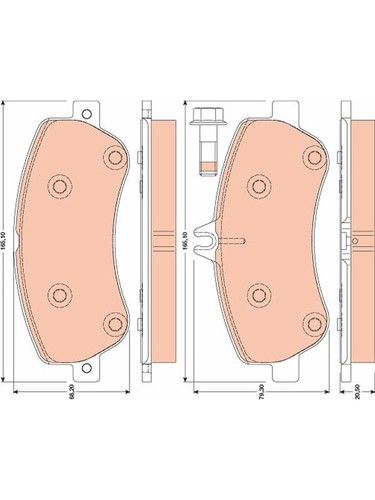 TRW Brake Pads (GDB1798) - Picture 1 of 12