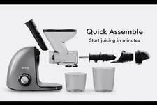 Dual Mouth Cold Press Juicer Machine , Support Multiple Tasks To Get Job Done