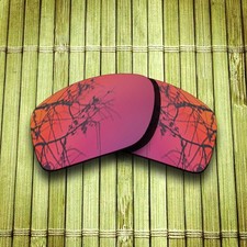 Dark Red Replacement Lenses for-Oakley Double Edge OO9380 Polarized