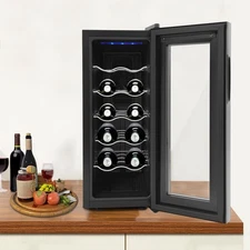 12-bottle Wine Fridge, Champagne Wine Fridge, Bars Wine Cooler Refrigerator