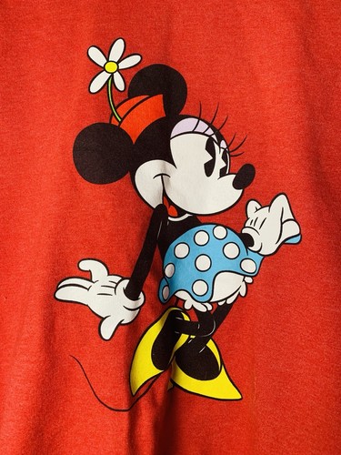 Disney Women’s S Minnie Mouse Graphic Pullover Sweatshirt Long Sleeve! - Picture 3 of 8