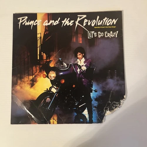 PRINCE AND THE REVOLUTION: LET'S GO CRAZY   Vinyl Record Vintage Music #520