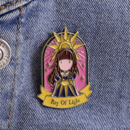 SPILLA enamel pin GORJUSS in metallo RAY OF LIGHT santoro 532GJ08 - Picture 3 of 4