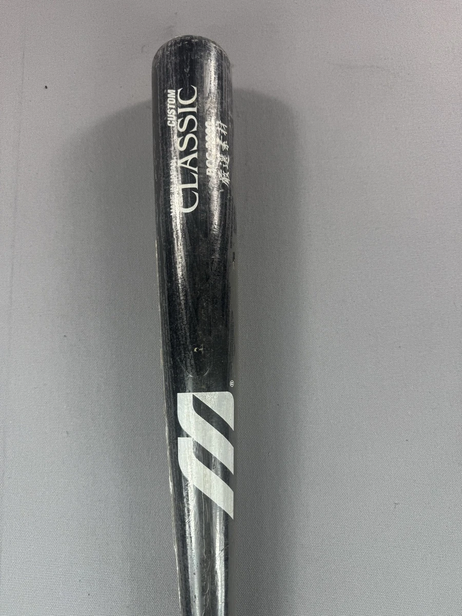 Bate de béisbol clásico Mowered 32 en 30 OZ madera de arce adulto negro mango cónico