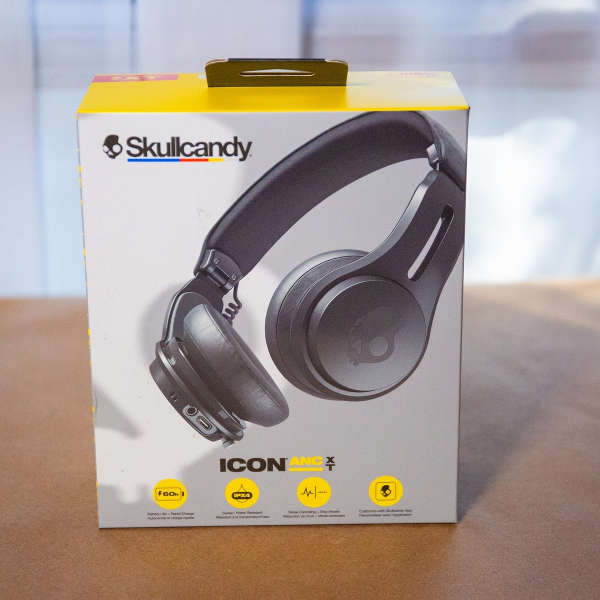 NEW - Skullcandy ICON ANC XT Headphones - Black, NIB iPhone