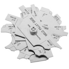  Stainless Steel Fillet Weld Gauge Welding Inspection Testing Measuring Tool