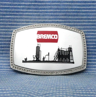 #ad #ad Bremco Promo Belt Buckle Gas amp; Oilfield Pressure Vessels Vtg 80s IN .CPA923 $29.99