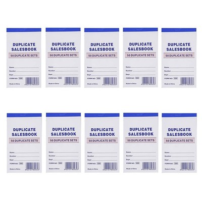 Online Best Service 10 Pack Lot Sales Book Order Receipt Invoice 10 