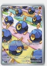 Roggenrola Holo Illustration Rare SV: White Flare 127/086 NM on eBay
