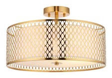Ceiling Light Gold Cordero 3 Semi Flush Endon 101568