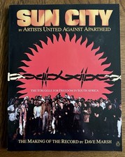 Vintage Sun City Artists United Against Apartheid Book by Dave Marsh 1985