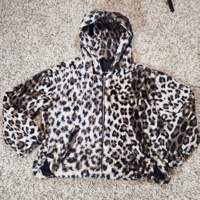 ジャケット・アウター darkwear leopard double zip short jacket ME JANE Womens Leopard Print Hooded Zip Lined Jacket Short Coat