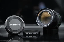 Minolta MD Tele ROKKOR-X 100mm f/2.5 Portrait Lens VERY NICE LENS!