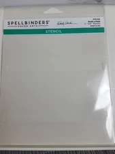 NEW Spellbinders Build A Plaid Stencil 5 6x6 Stencils Mix To Make Yot Own Plaid